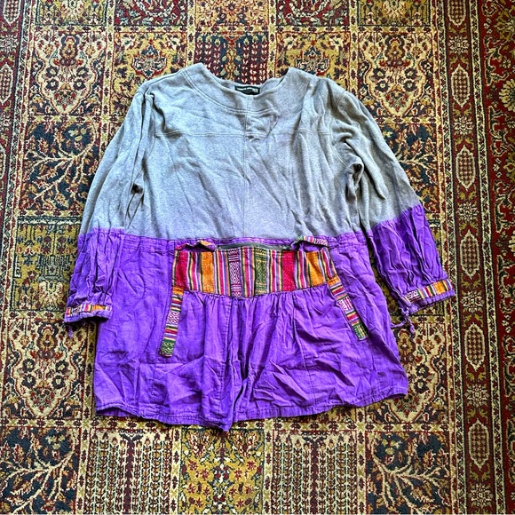 🌈 Amazing patchwork zipper top - Picture 2 of 7